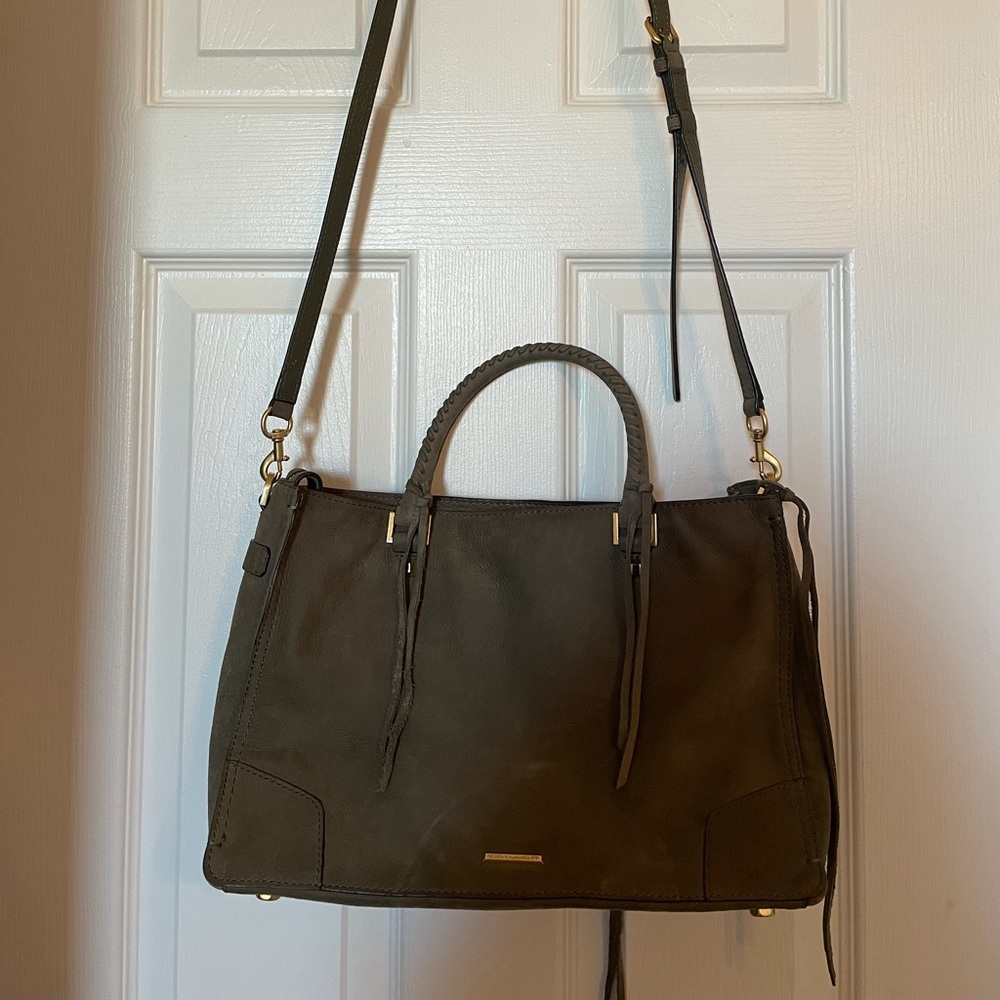 Rebecca Minkoff Regan Satchel Tote in Olive